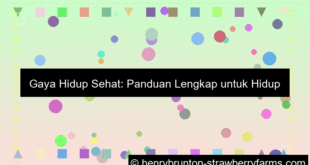 grafik gaya hidup sehat