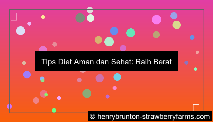 tips diet aman