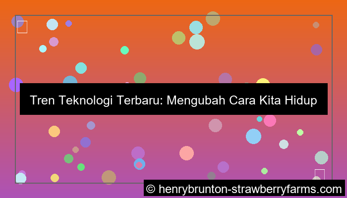 gambar tren teknologi terbaru