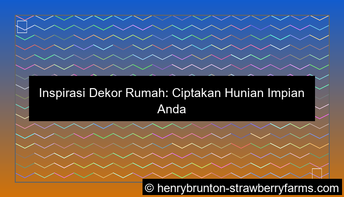 inspirasi dekor rumah