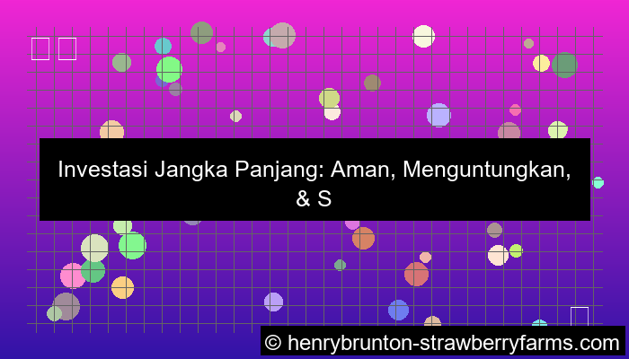 investasi jangka panjang