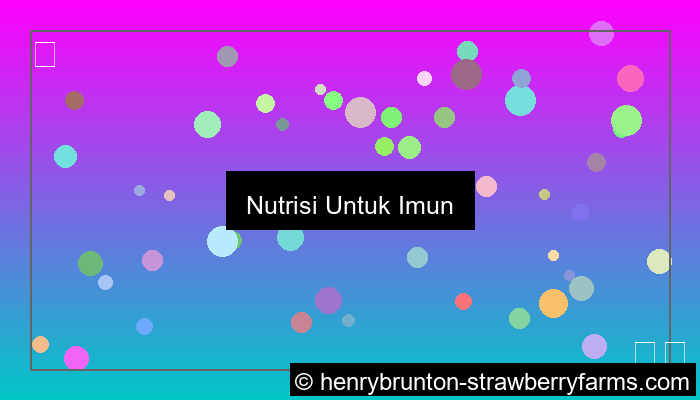 visual nutrisi untuk imun