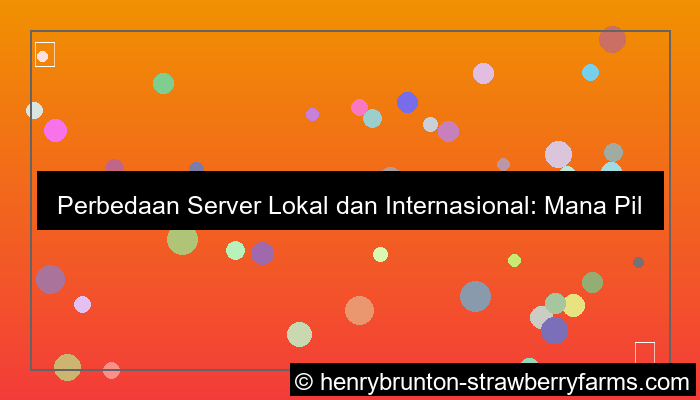 grafik perbedaan server lokal dan internasional