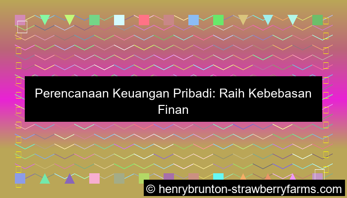 grafik perencanaan keuangan pribadi