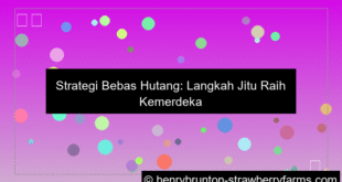 ilustrasi strategi bebas hutang