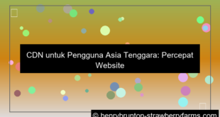 CDN untuk pengguna asia tenggara